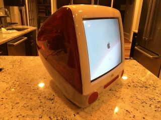 Vintage Apple Imac Model M5521 G3/450 - Ruby Red -