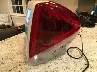 VINTAGE APPLE iMAC Model M5521 G3/450 - Ruby Red - 7