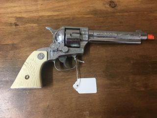 Vintage Die Cast Toy Cap Gun Pistol Nichols Stallion 38
