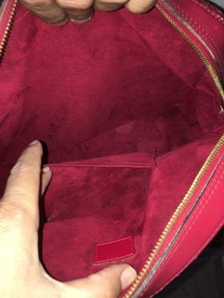 Vintage Louis Vuitton Epi Leather Voltaire Tote Bag LV Red Shoulder Bag 11