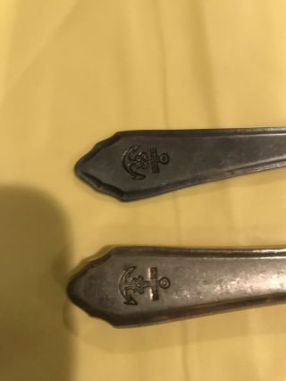 WW2 Era Imperial Japanese Navy Knife & Fork Stainless Set 2