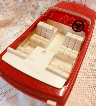 AWESOME Vintage 1960’s TONKA Toy Plastic Red & White Boat Only 6