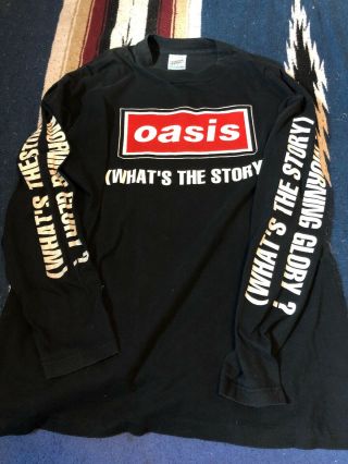 Oasis Vintage Authentic Longsleeve Shirt Xl Morrissey Smiths Nirvana