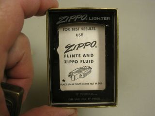 Vintage 1960 ' s Marlboro Zippo Brass Advertising Lighter Rare B0555 6