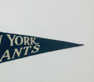 Vintage 1950 ' s York Giants Football Pennant NFL Rare Variation 10 Player 3