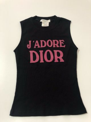 Rare Vtg Christian Dior By John Galliano Black Pink J 
