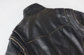 Harley Davidson Mens Vintage 90 ' s PANHEAD Convertible Leather Jacket Vest 2in1 M 11
