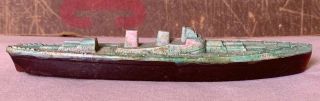 Set Of 7 Vintage Bakelite Plastic Submarine Ship Military Toys 3