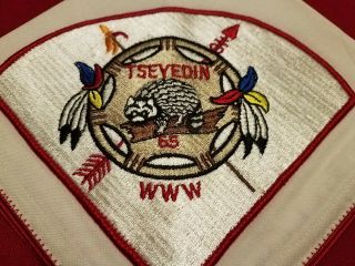 Vintage Order Of The Arrow Boy Scout BSA Tsyedin Lodge 65 Neckerchief 2