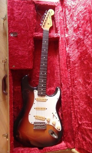 1983 Fender Jv Stratocaster Strat St62 1962 Reissue Sunburst Japanese Ri
