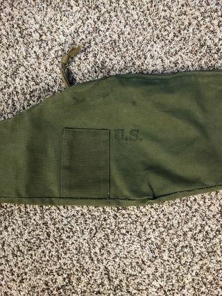 WW2 1944 - Dated U.  S.  Military M1 carbine canvas rifle bag Atlas Awning 2