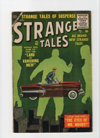 Strange Tales 45 Vintage Marvel Atlas Comic Pre - Hero Horror Silver Age 10c