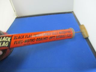 Vintage Black Flag Bug Insecticide Pump Sprayer With Wooden Handel 4