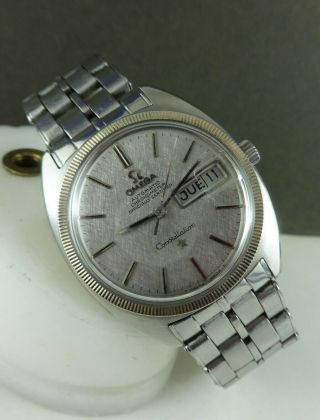 OMEGA Constellation Chronometer 168.  029 Watch.  Steel/Gold.  Expandable.  Ca 1968 2