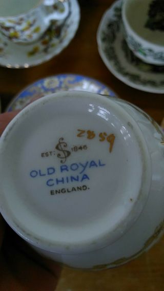 Antique English Tea Cups.  Aynsley,  Royal Albert,  Taylor & Kent,  Rosina & more 2