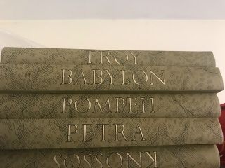 Lost Cities Of Ancient World - Folio Society Pompeii Petra Troy Babylon Knossos