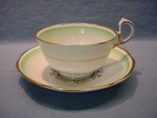 3 English Teacups & Saucers - Foley,  Royal Albert,  Victoria 2