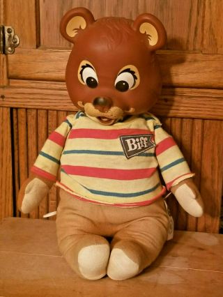 Vintage Biff The Bear By Mattel 1965 — Still Talks And His Mouth Moves