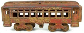 Hubley Antique Cast Iron Train Narcissus 44 Car