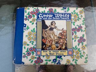 Antique Snow White And The Seven Dwarfs Book 1938
