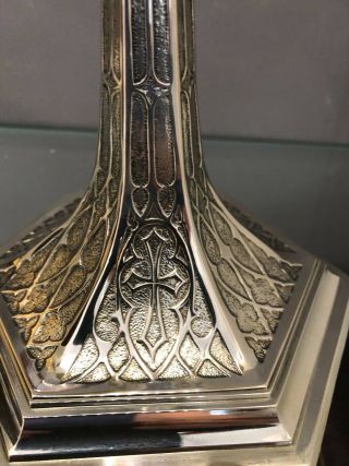 Elegant Antique German 800 Silver Gothic Chalice 8.  75 