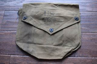 Rare Early Wwii Us Army M5 Horse Gas Mask Bag Pouch Cavalry Pack