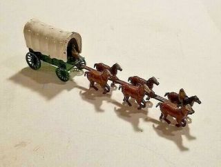 1950 ' S MOKO LESNEY STAGECOACH & HORSES COOL METAL (2 PIECE) VINTAGE TOY 4