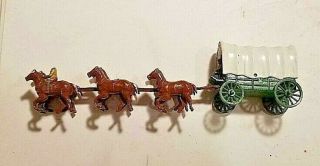 1950 ' S MOKO LESNEY STAGECOACH & HORSES COOL METAL (2 PIECE) VINTAGE TOY 5