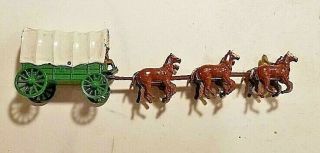1950 ' S MOKO LESNEY STAGECOACH & HORSES COOL METAL (2 PIECE) VINTAGE TOY 6