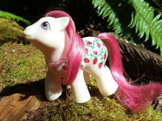 My Little Pony Vintage G1 twice as fancy baby Sugarberry Strawberry Fair Rare 5