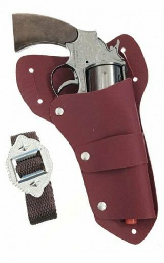 Jesse James Pistol Holster Toy Cap Gun Pistol Set Parris Manufacturing 2