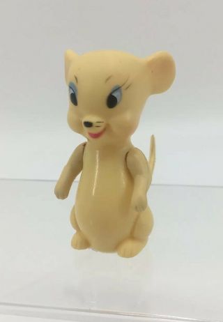 Vintage Mouse Figure From 1967 Remco Elly & Andy Baby Mouse Twins Treehouse Set