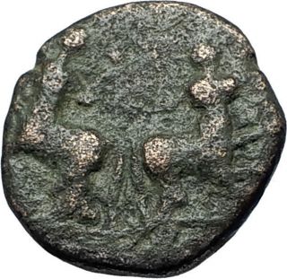 Thessalonica In Macedonia Under Romans Ancient Greek Coin Janus Centaurs I68838