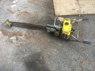 Mcculloch 549 Two Man Chainsaw,  Collector Mcculloch 2 Man Vintage Chainsaw