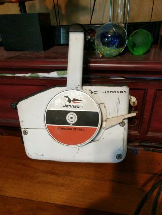 Vintage Boat Evinrude Johnson Outboard Power Pilot Command Center Control Box