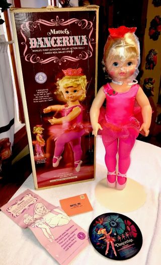 1968 Mattel Dancerina Doll Complete,