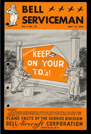 Bell Serviceman Vol.  2 10 Vintage Wwii Giveaway Comic Not In Guide 1944 Fr