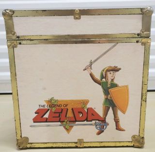 Vintage Nintendo Toy Box / Chest Mario Bros & Legend of Zelda NES 7