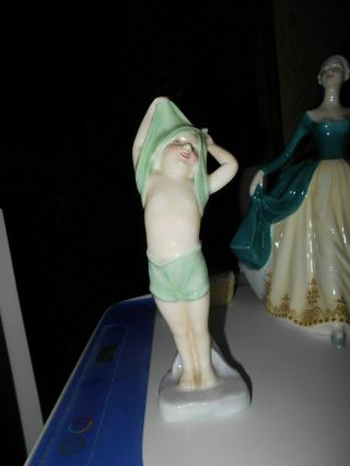 Royal Doulton To Bed Bone China Figurine Ex Cond.  1937 To 1959 Leslie Harradine