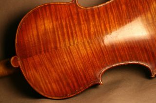 Fine Old Antique German Violin Made Circa 1880 For Restoration,  Gorgeous Woods.