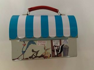 Vintage 1999 Porky ' s Lunch Wagon Lunch Box Warner Bros Loony Tunes 2