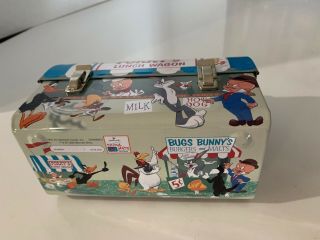 Vintage 1999 Porky ' s Lunch Wagon Lunch Box Warner Bros Loony Tunes 5