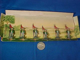 6 Vintage Hand Painted Mini Toy Soldiers By Sae South Africa