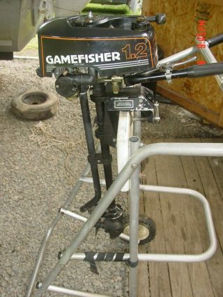 Vintage Gamefisher 1.  2 Air Cooled Outboard Motor