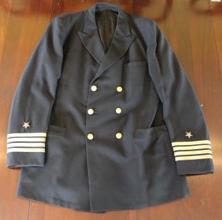 Vintage American Export Lines Cruise Ships Captain Officer Uniform Blazer