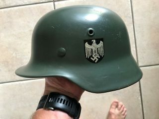 World War Ii German M1940 Helmet Et64