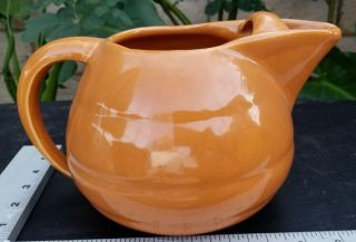 Vintage Bauer Pottery Pitcher Jug with Handle 3