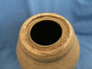 Antique SALT GLAZED Wax Seal Pottery Norton Bennington Stoneware Canning Crock 4