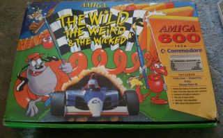 Rare Vintage " The Wild,  The Weird And The Wicked " Commodore Amiga 600 Nmib