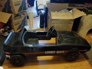Knight Rider Kitt 1982 Coleco Electronic Sounds And Lights Pedal Car Vintage